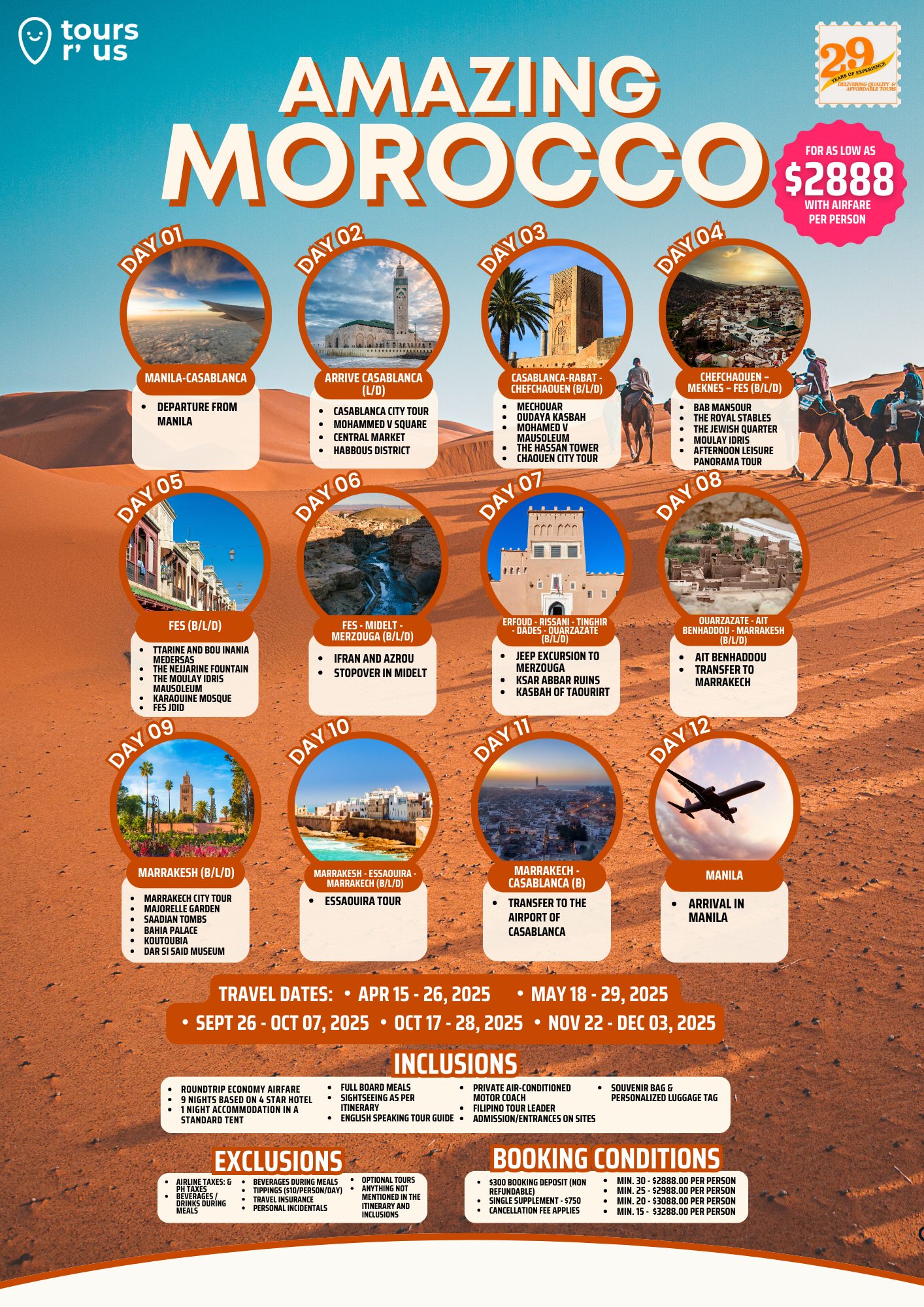 Amazing Morocco $2888