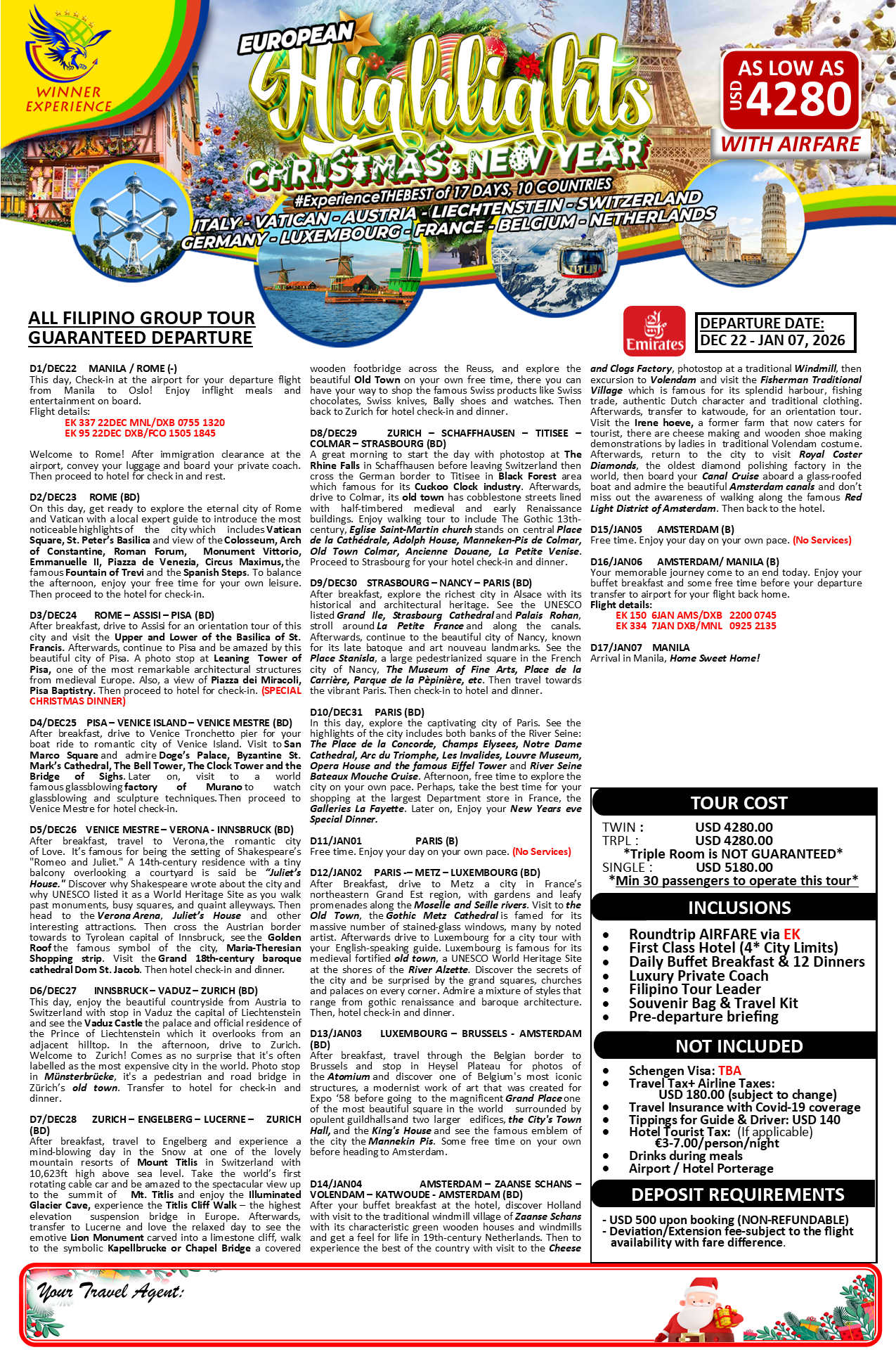 European Highlights $4180