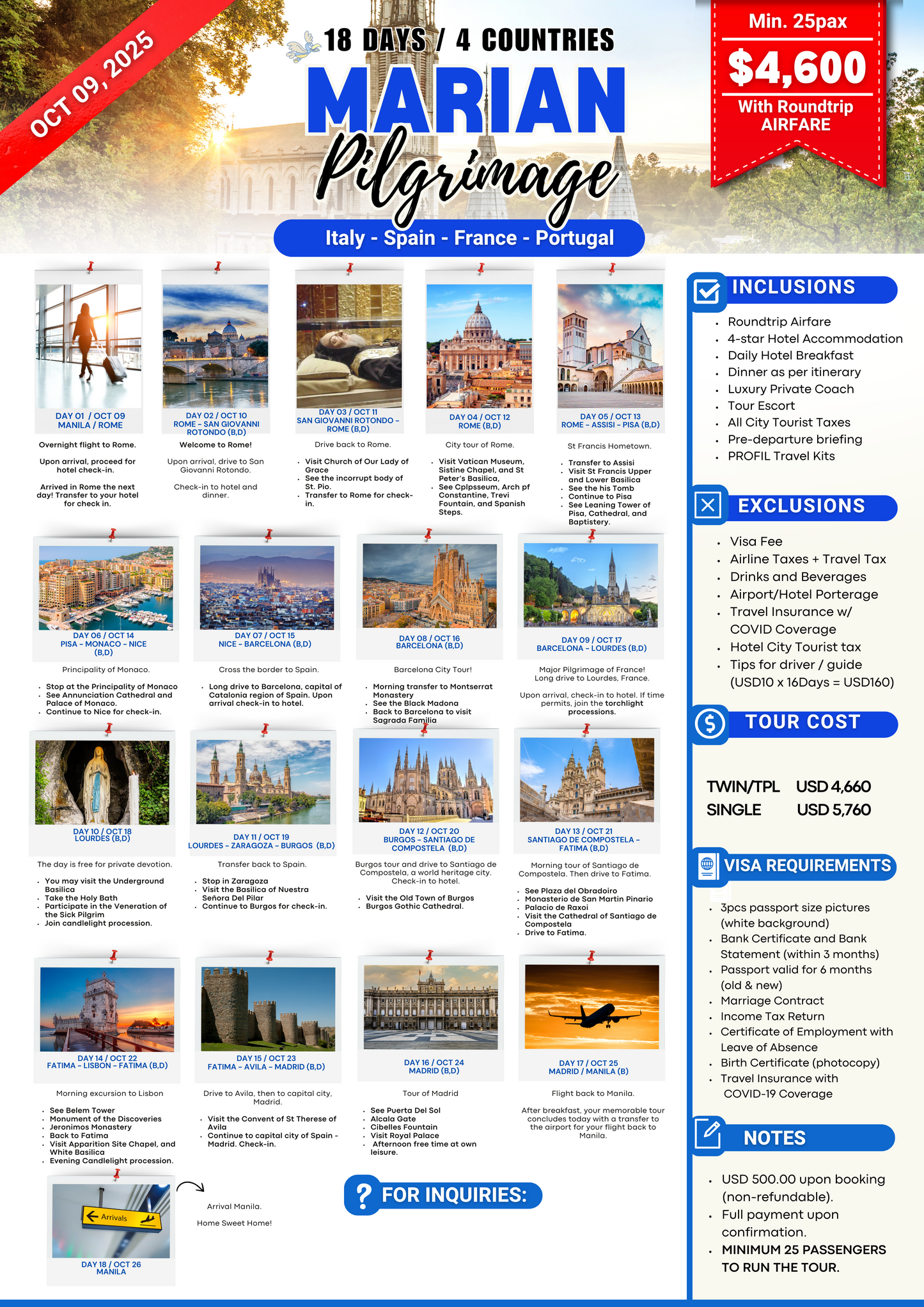 Marian Pilgrimage $4600