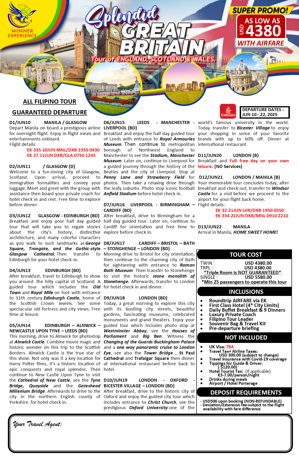 Splendid Great Britain $4380