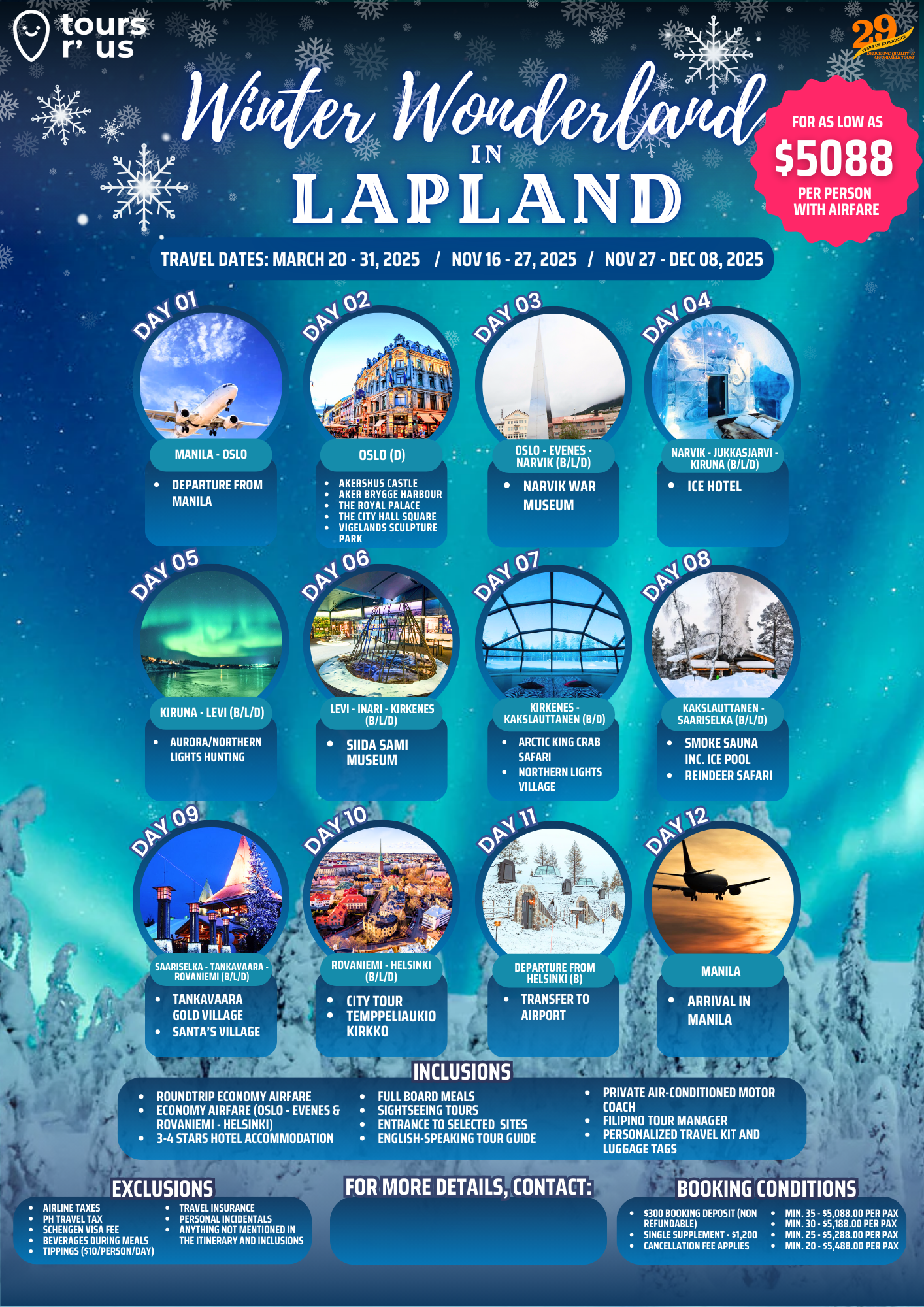 Winter Wonderland in Lapland $5088